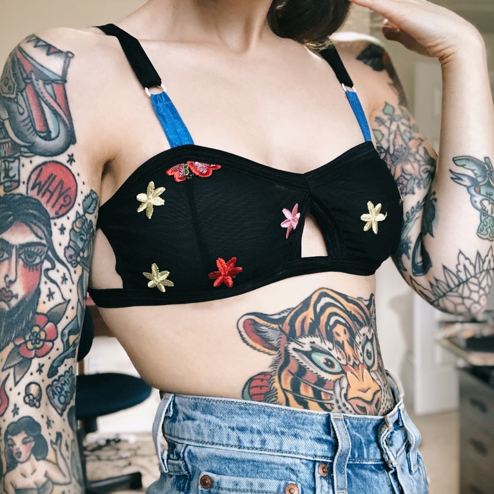 Solstice Intimates Mesh Everyday Bralette Medium